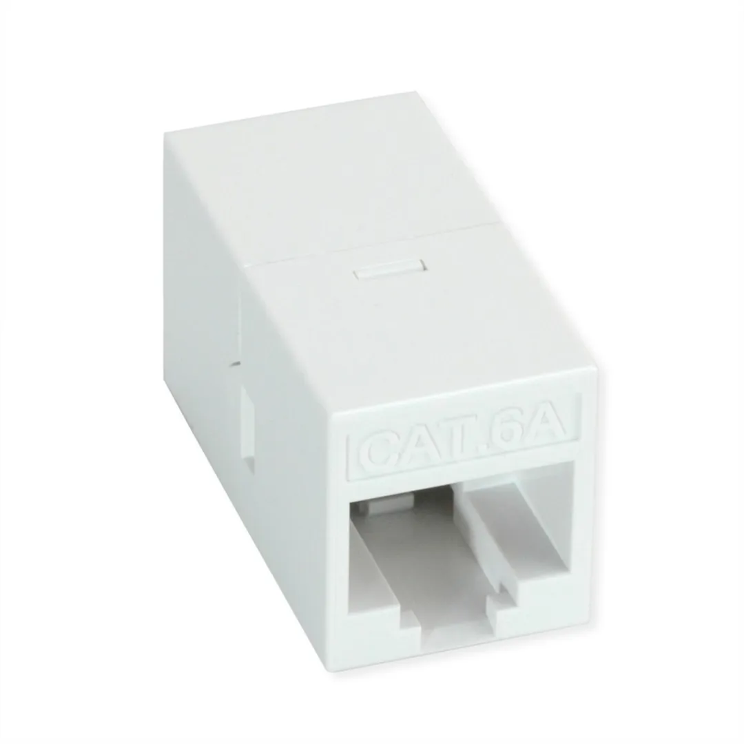 Roline RJ-45-koppeling Cat.6A wit
