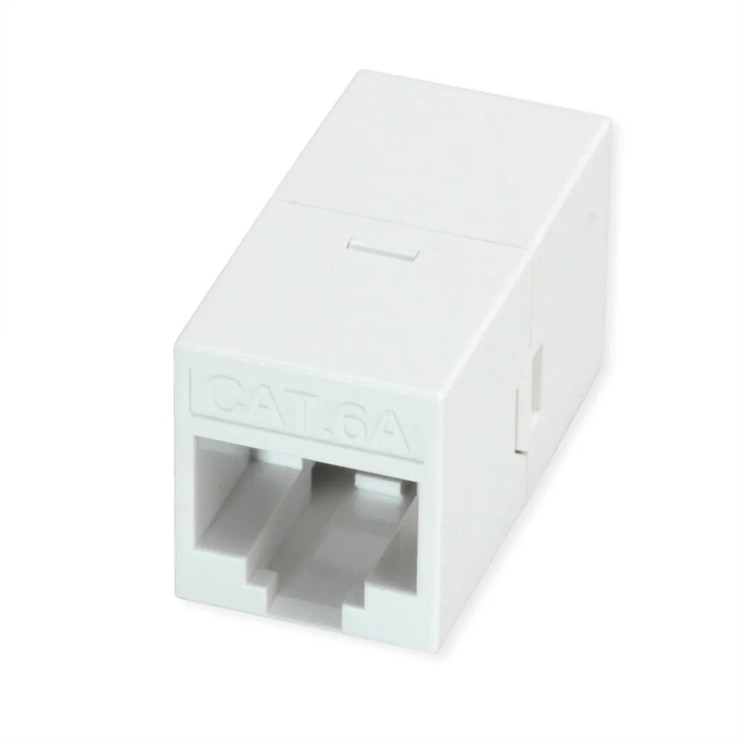 Roline RJ-45-koppeling Cat.6A wit