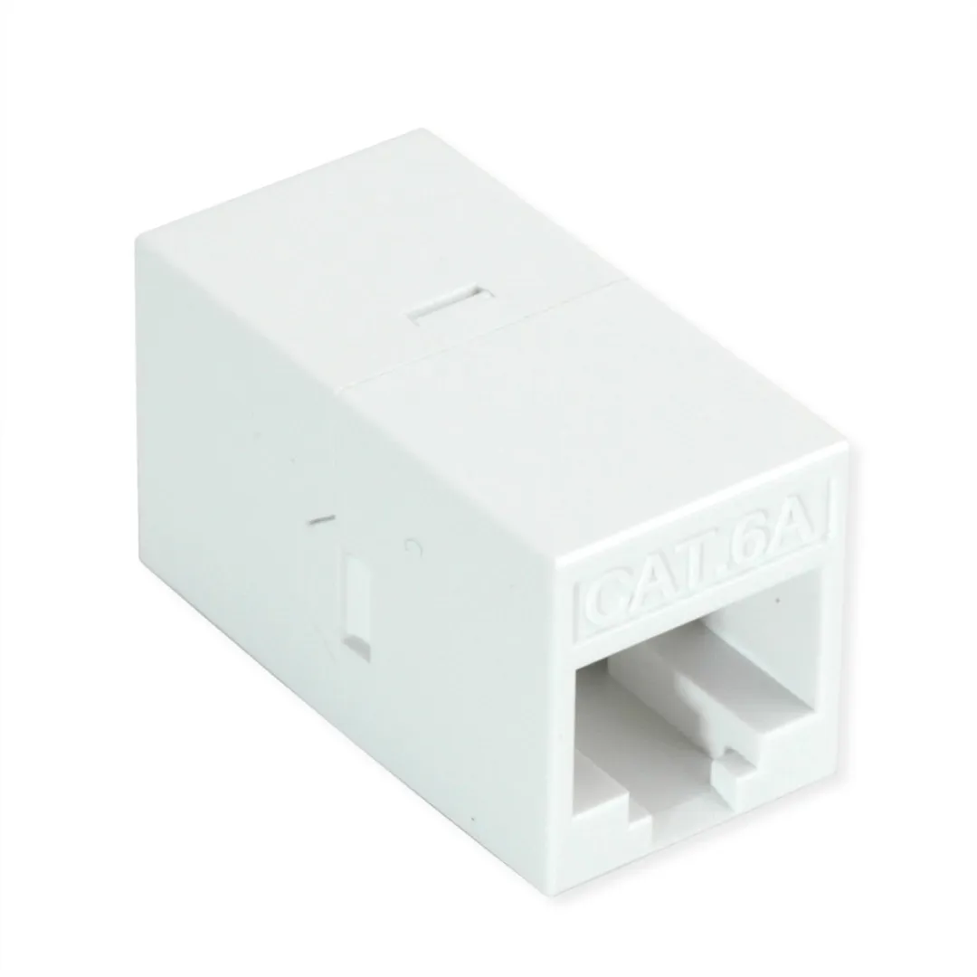 Roline RJ-45-koppeling Cat.6A wit