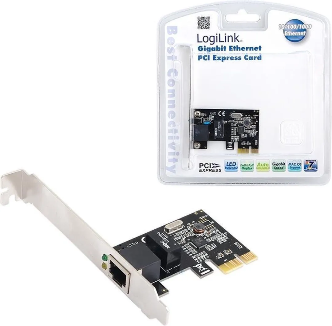 Logilink PC0029A Netwerkkaart 1 Gbit/s PCI-Express