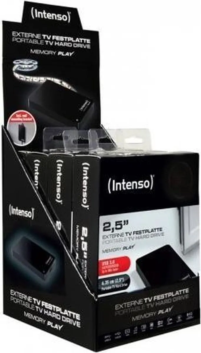 Intenso Memory Play Externe Harde Schijf 1TB - Zwart - afbeelding 6 van 6