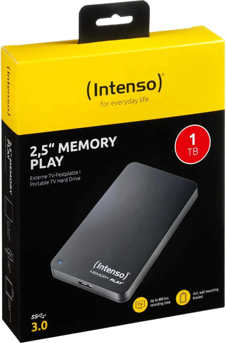 Intenso Memory Play Externe Harde Schijf 1TB