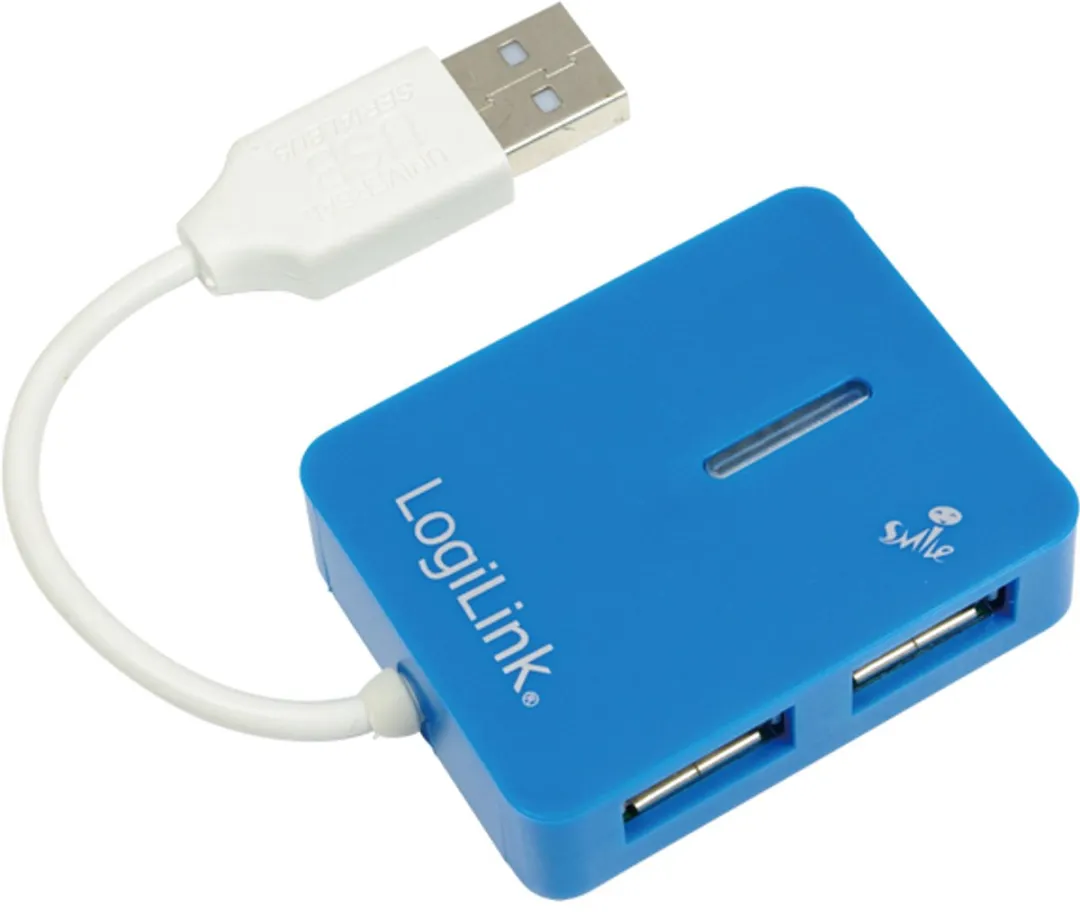 Logilink UA0136 USB 2.0 Hub 4 Poorten