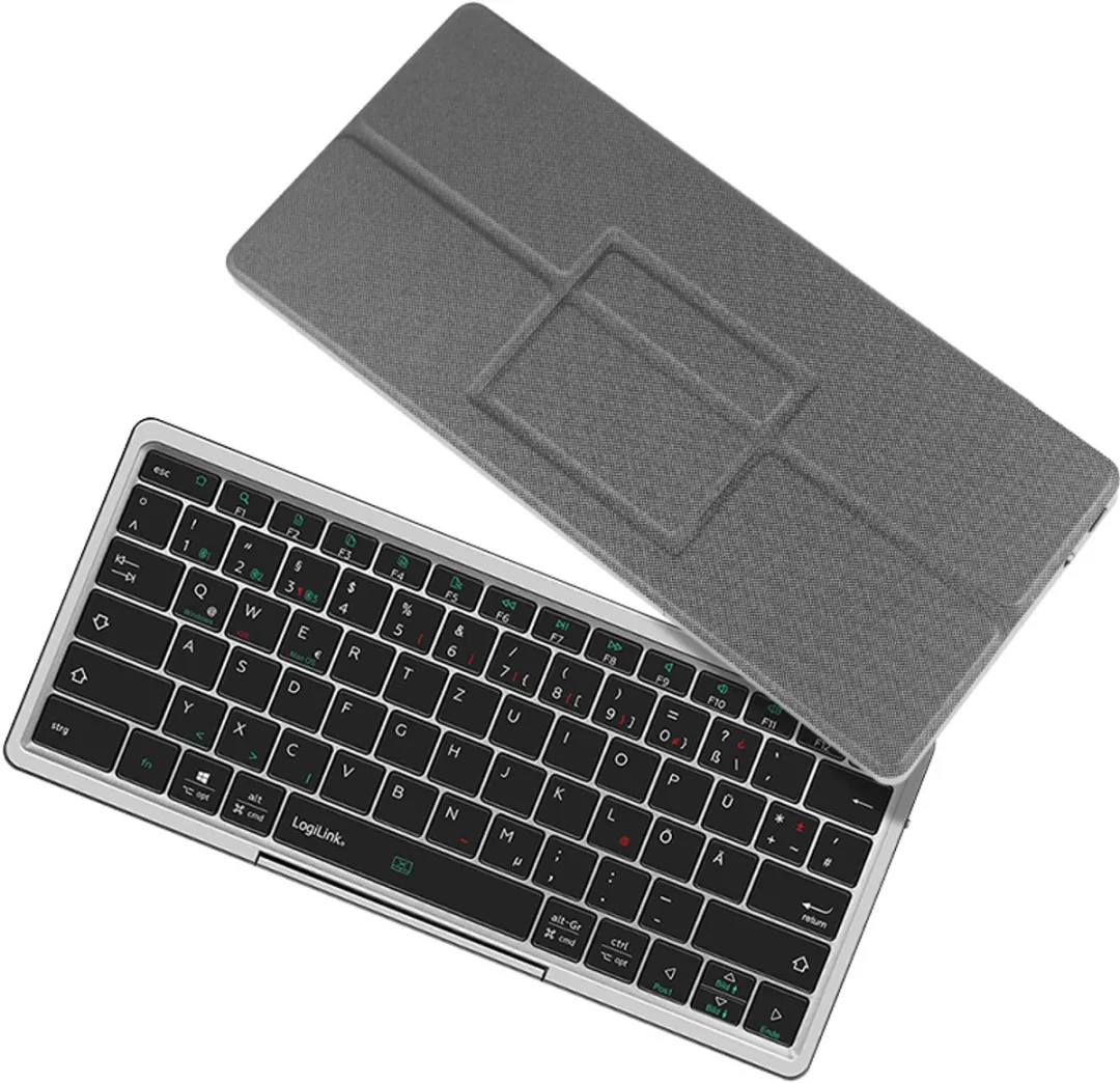 Logilink ID0214 Bluetooth Toetsenbord QWERTZ - Grijs - afbeelding 6 van 6