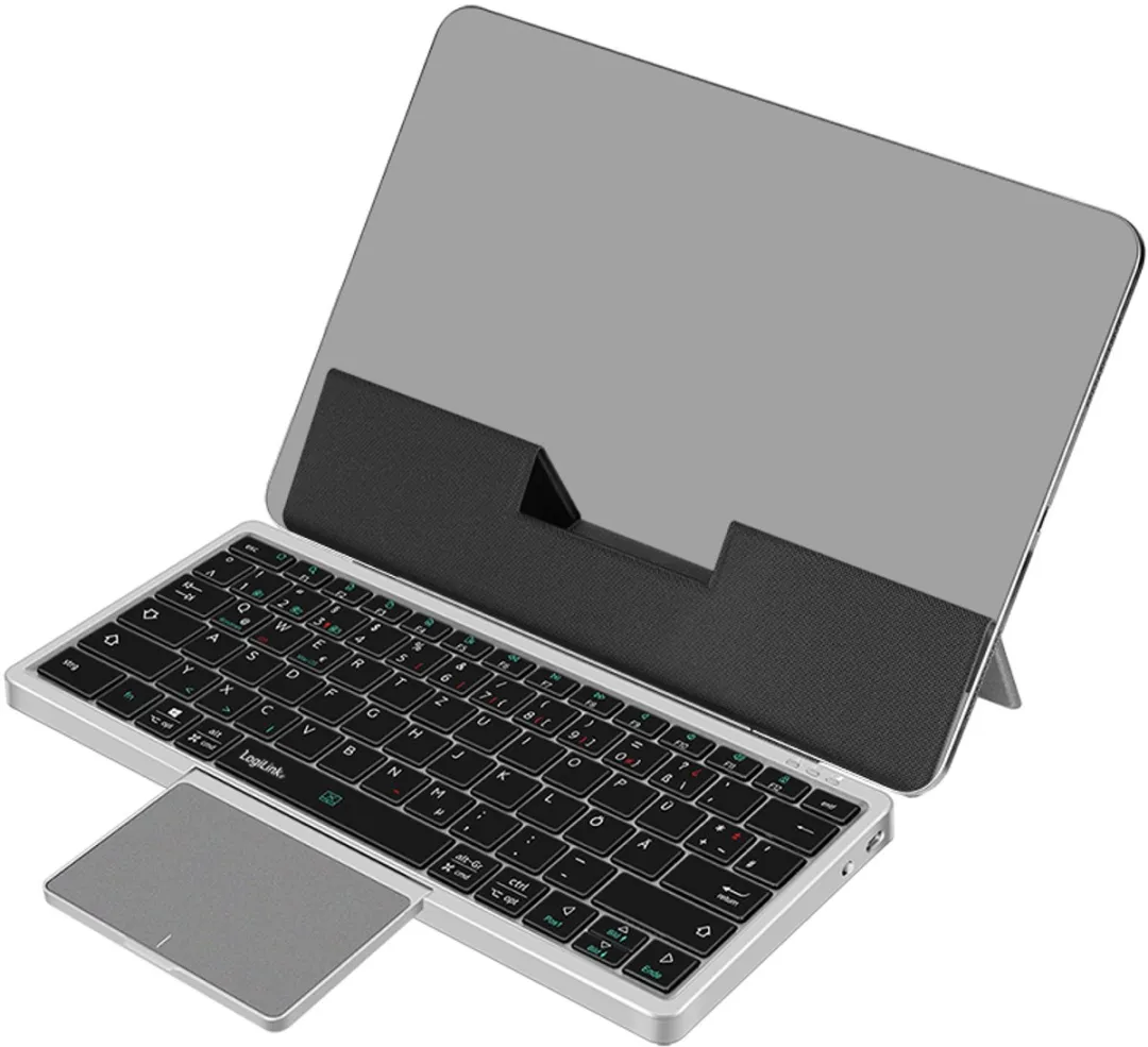Logilink ID0214 Bluetooth Toetsenbord QWERTZ - Grijs