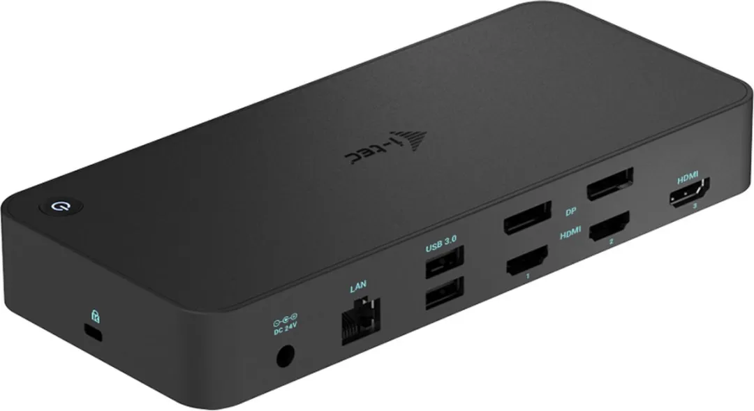 I-tec CATRIPLEDOCKPDPROIT Laptopdock - USB 3.2 Gen 1 - Zwart