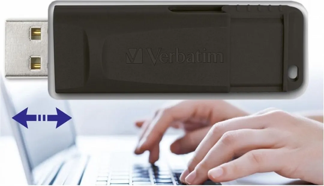 Verbatim Slider USB-stick 16GB - Zwart