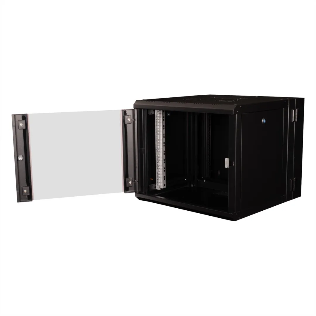 Roline 19-inch Pro 9U Wandbehuizing 600x600mm - Zwart - afbeelding 6 van 6