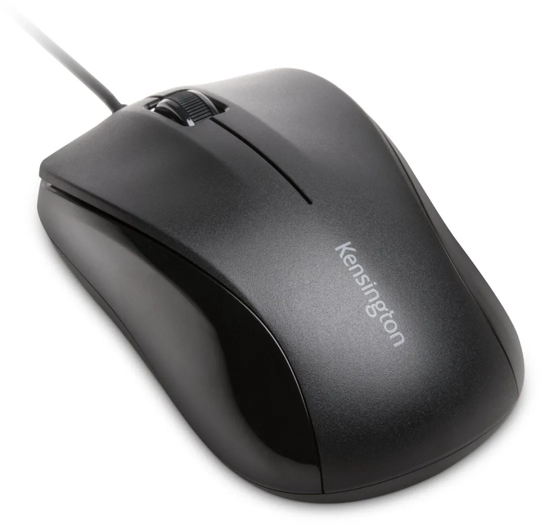 Kensington ValuMouse K72110EU USB Muis - 3 Knoppen - Zwart