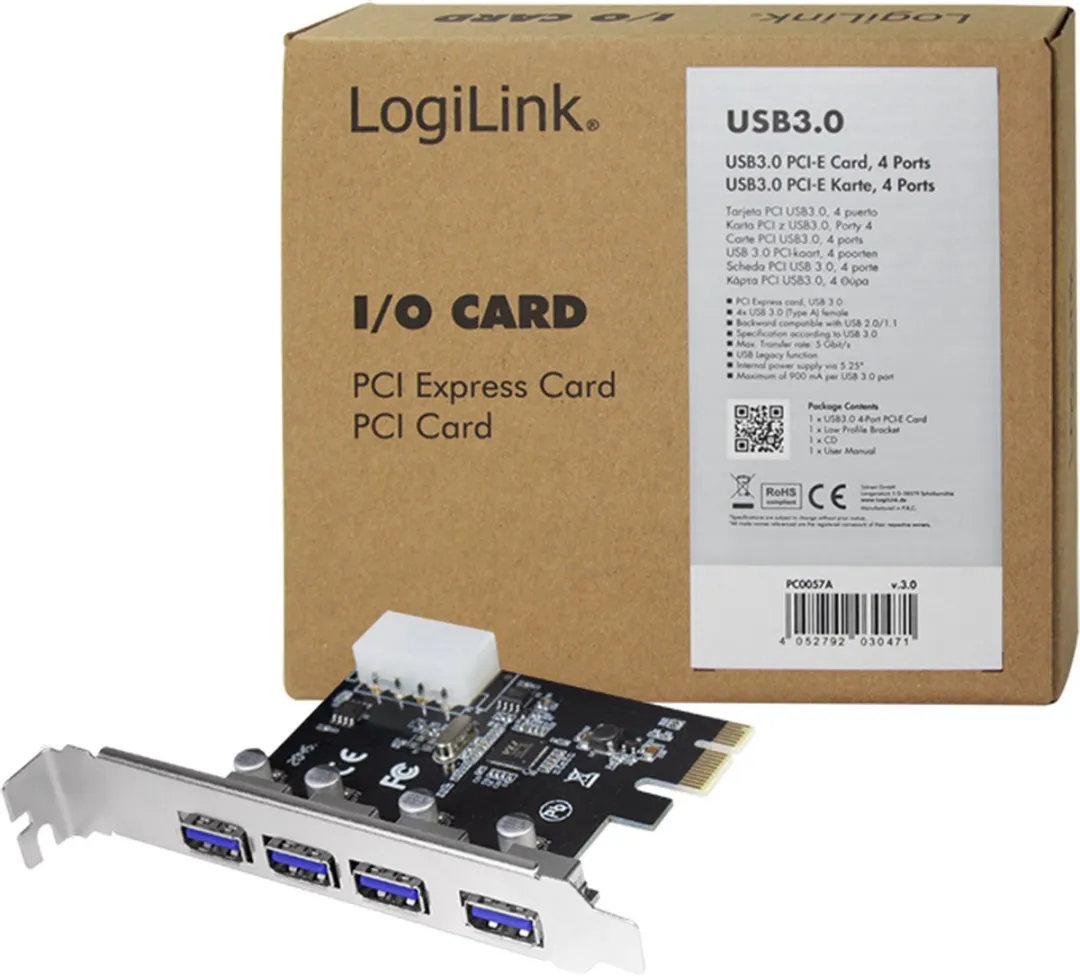 Logilink PC0057A USB 3.0 Controller - Intern