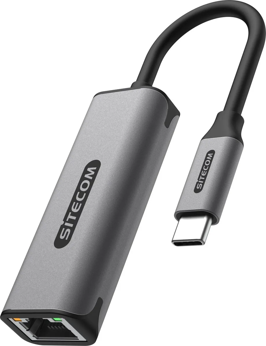 Sitecom AD-1006 USB-C naar Ethernet 2.5Gbit Adapter