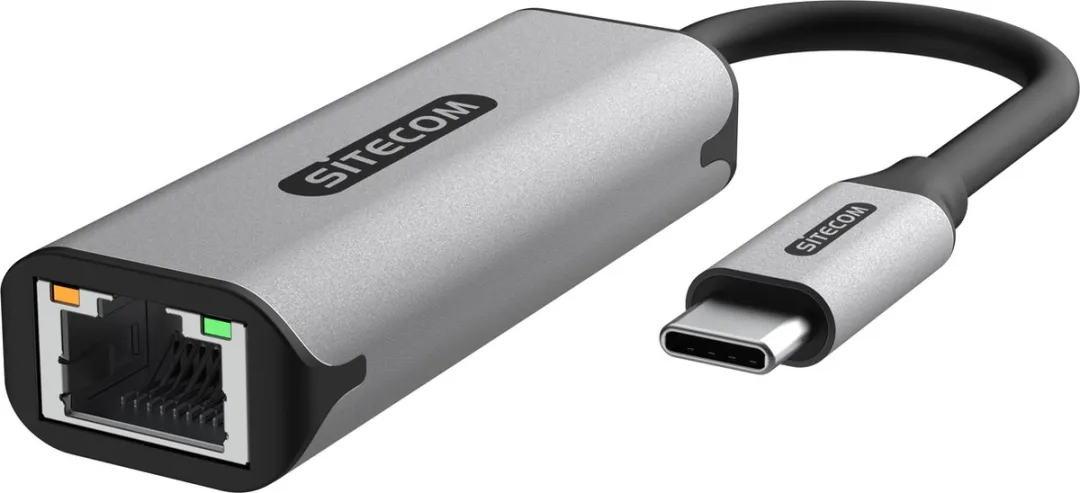 Sitecom AD-1006 USB-C naar Ethernet 2.5Gbit Adapter