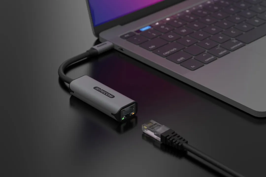 Sitecom AD-1006 USB-C naar Ethernet 2.5Gbit Adapter