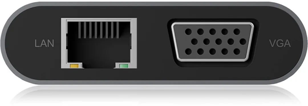 Icy Box IB-DK4040-CPD USB-C 10-in-1 DockingStation 100W - Antraciet