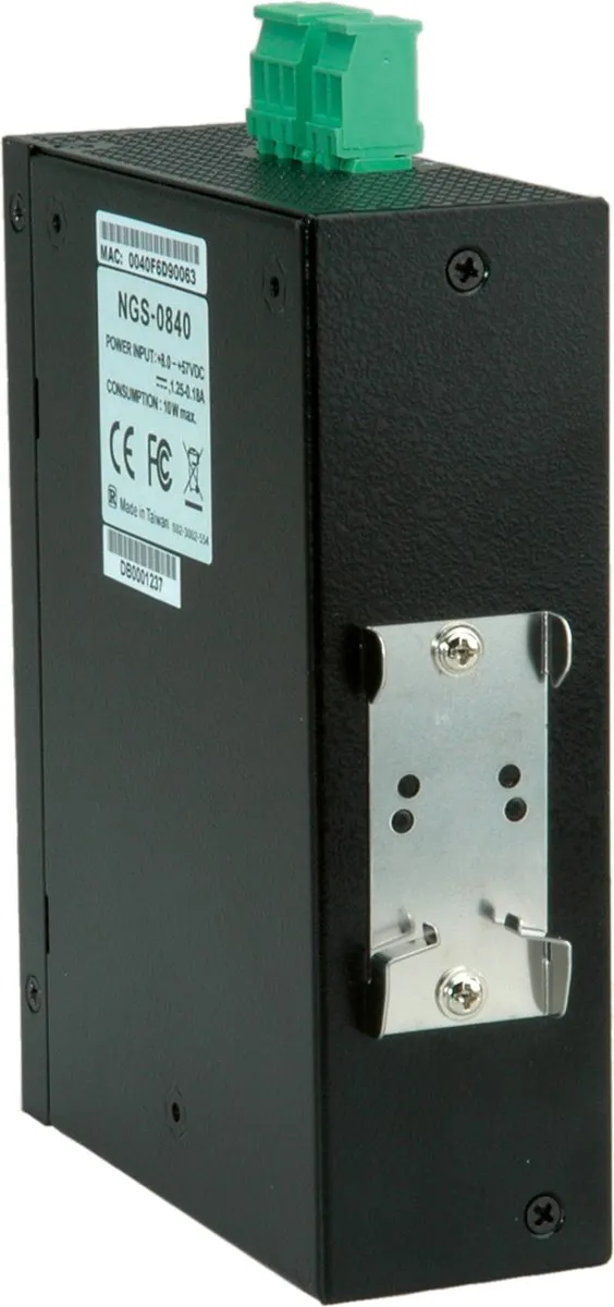 Roline Industriële Gigabit Switch 8x RJ-45 - 8 Poorten - afbeelding 3 van 4
