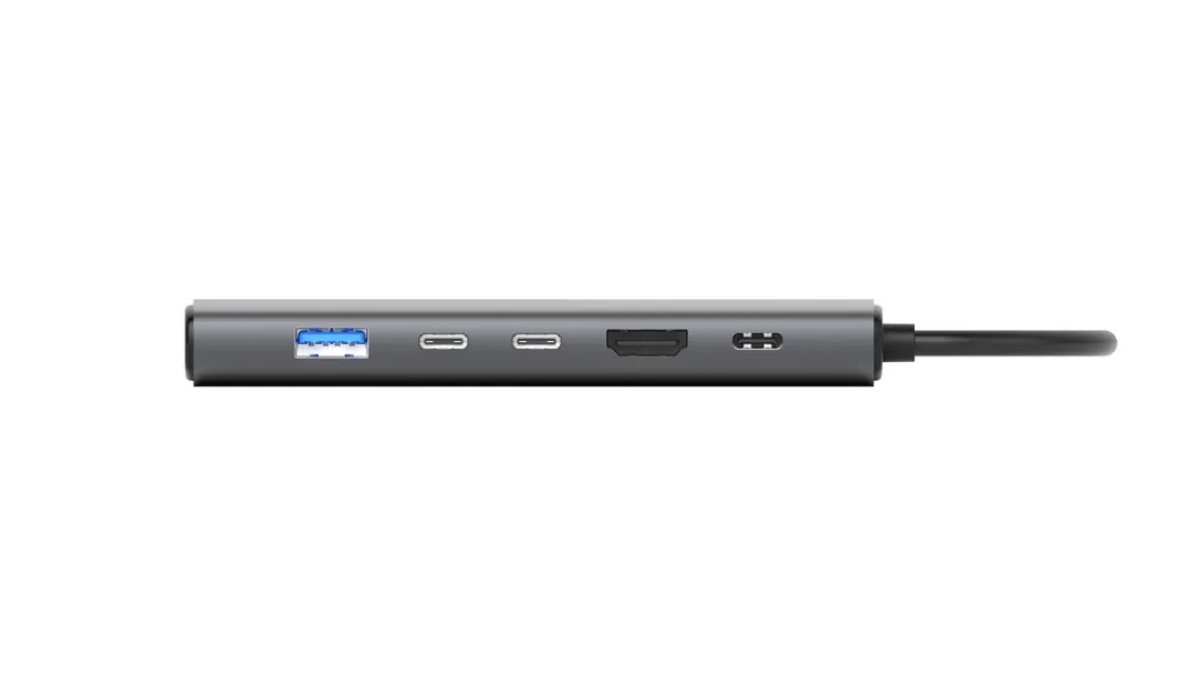 Sitecom - 6 in 1 USB-C Power Delivery Multiport Hub - Ethernet - HDMI 2.0 - 4K 60Hz - USB-C - USB-A - 10Gbps