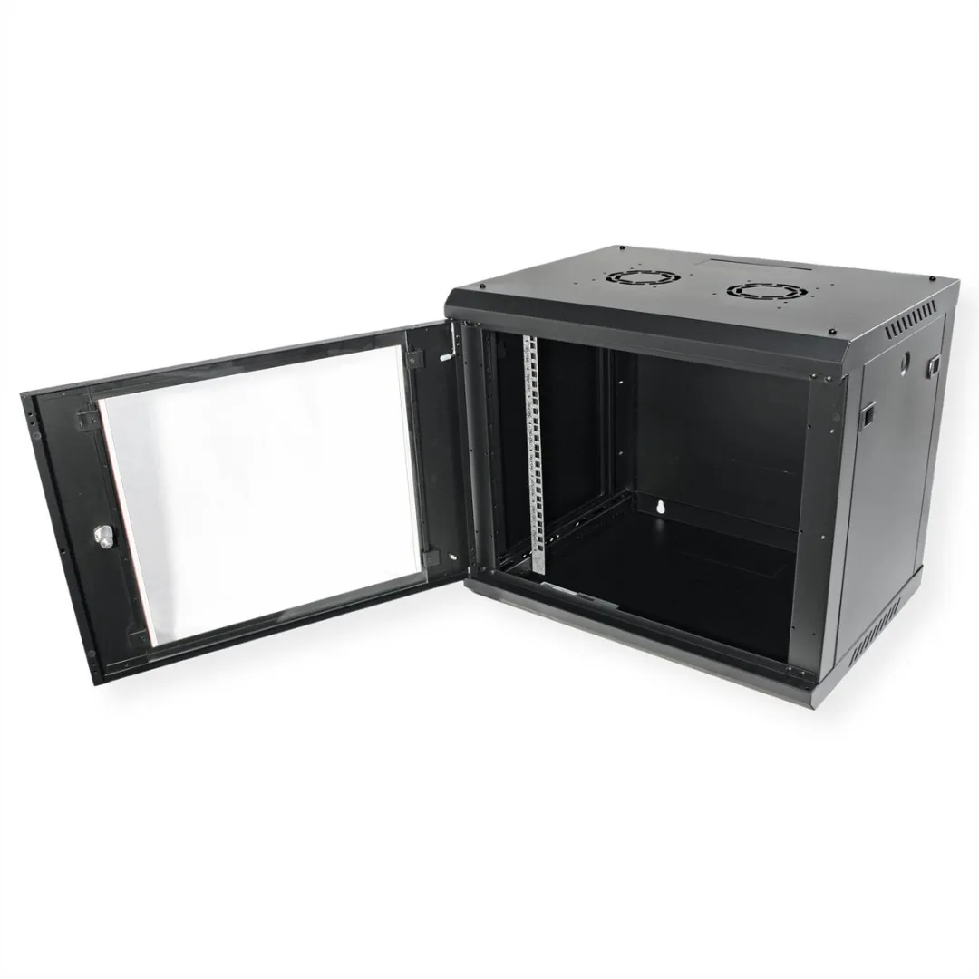 Roline 19-inch Wandbehuizing Basic Plus 9U 600x450mm - Zwart