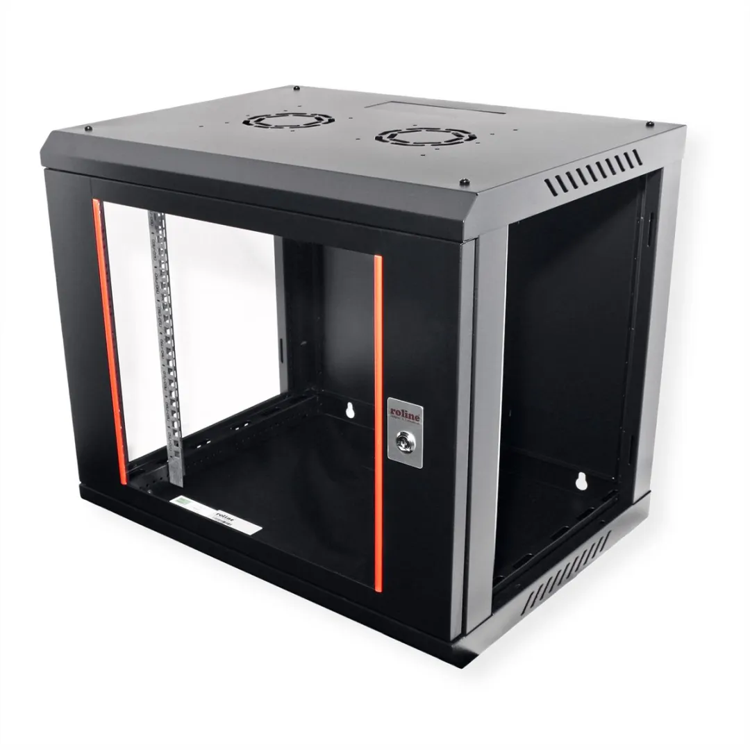 Roline 19-inch Wandbehuizing Basic Plus 9U 600x450mm - Zwart
