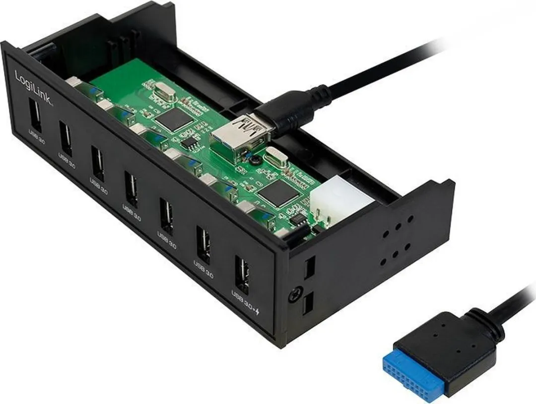 Logilink UA0342 Geheugenkaartlezer Intern - Zwart