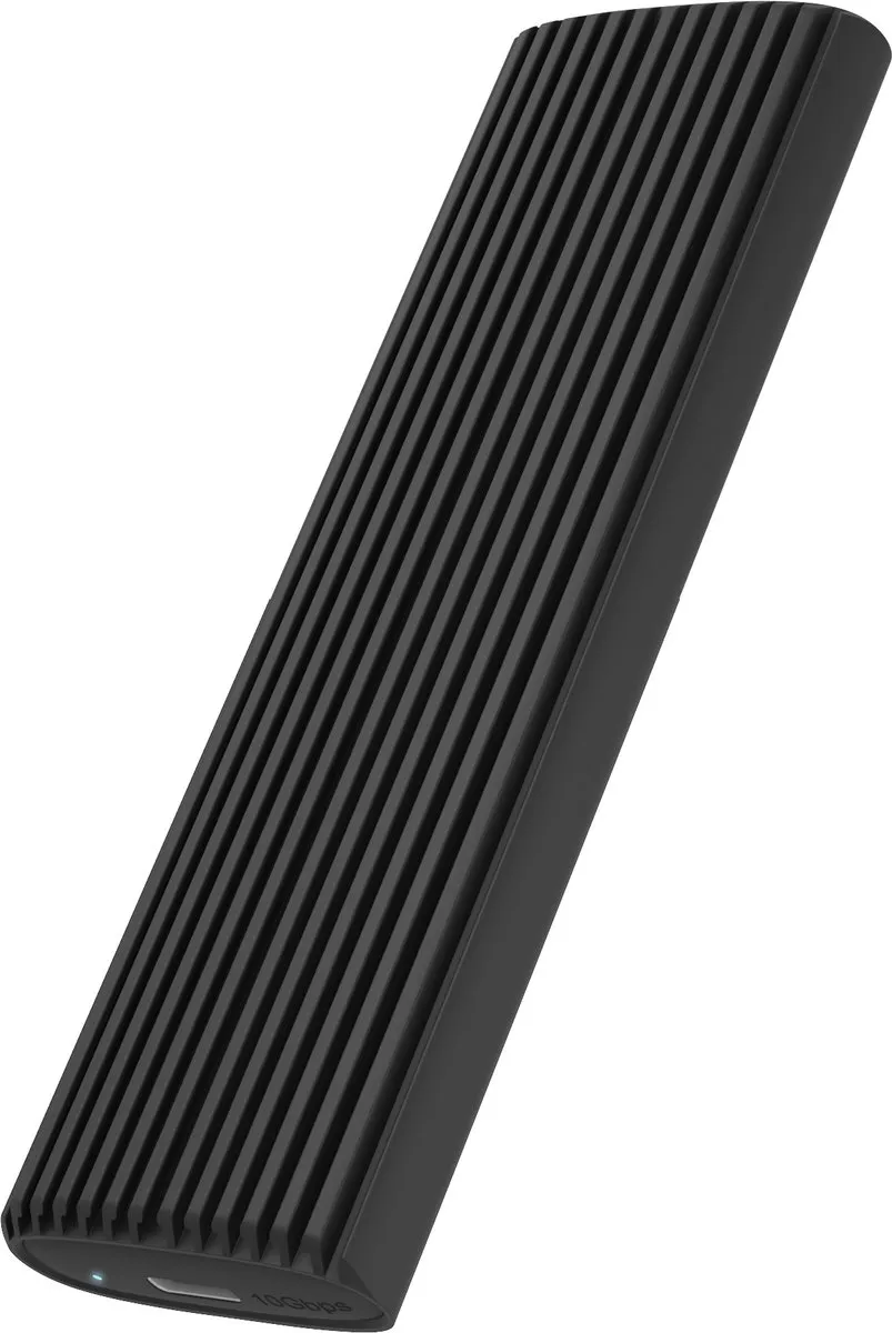 Icy Box IB-1808MCT-CU31 M.2 SSD Behuizing - USB 3.2 Gen 2 Type-C - Zwart