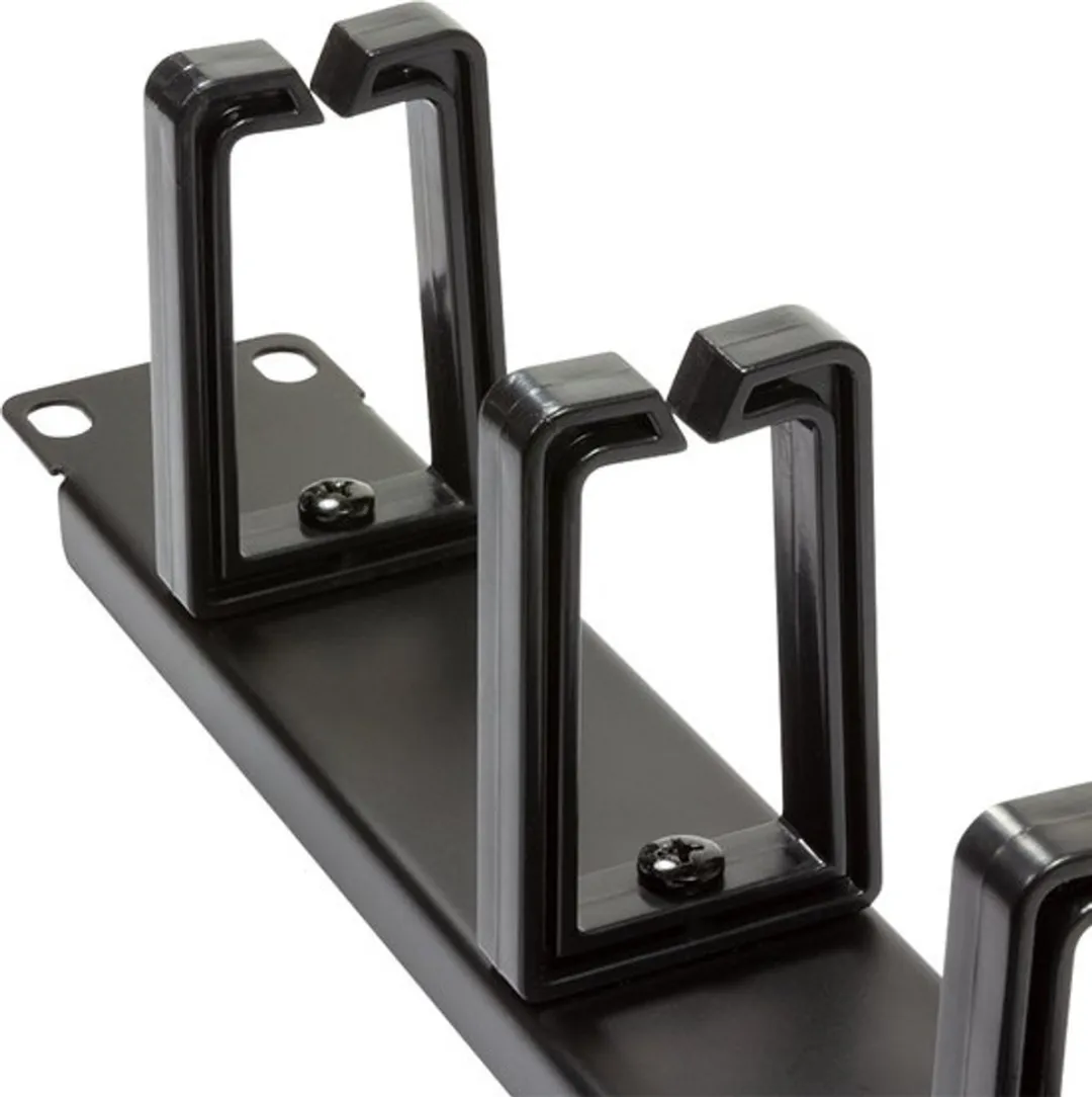 Logilink OR104B Kabelführungspanel 19" 1HE - 5 Ringen - Zwart - afbeelding 6 van 6