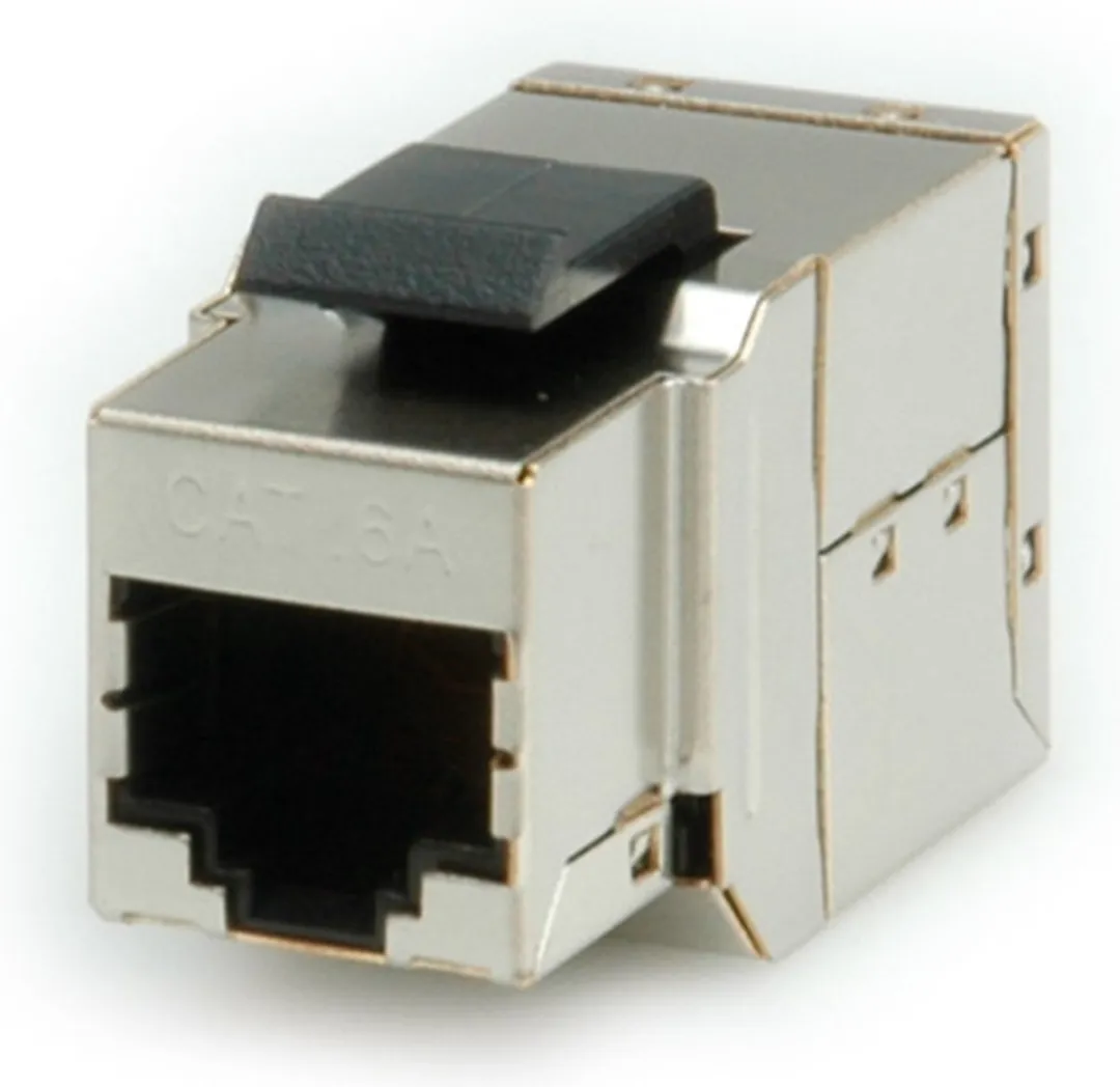Roline RJ45 Keystone Afgeschermd Cat.6A - Zilver - afbeelding 2 van 6
