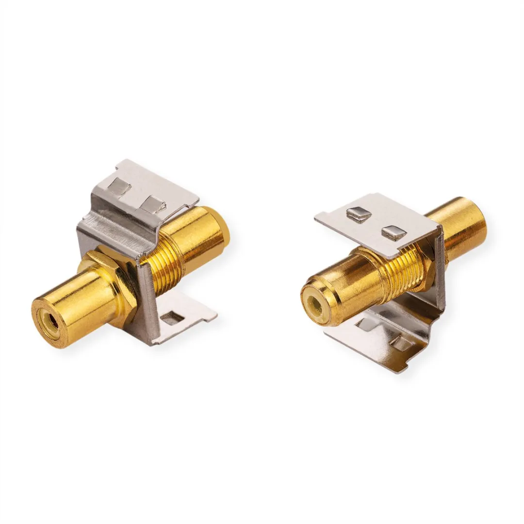 Roline RCA Keystone-koppeling - Geel - afbeelding 4 van 6