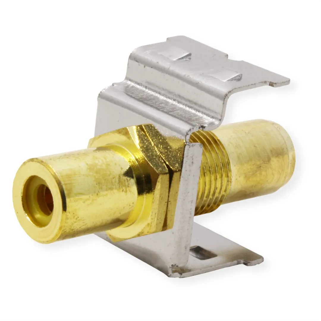 Roline RCA Keystone-koppeling - Geel - afbeelding 2 van 6