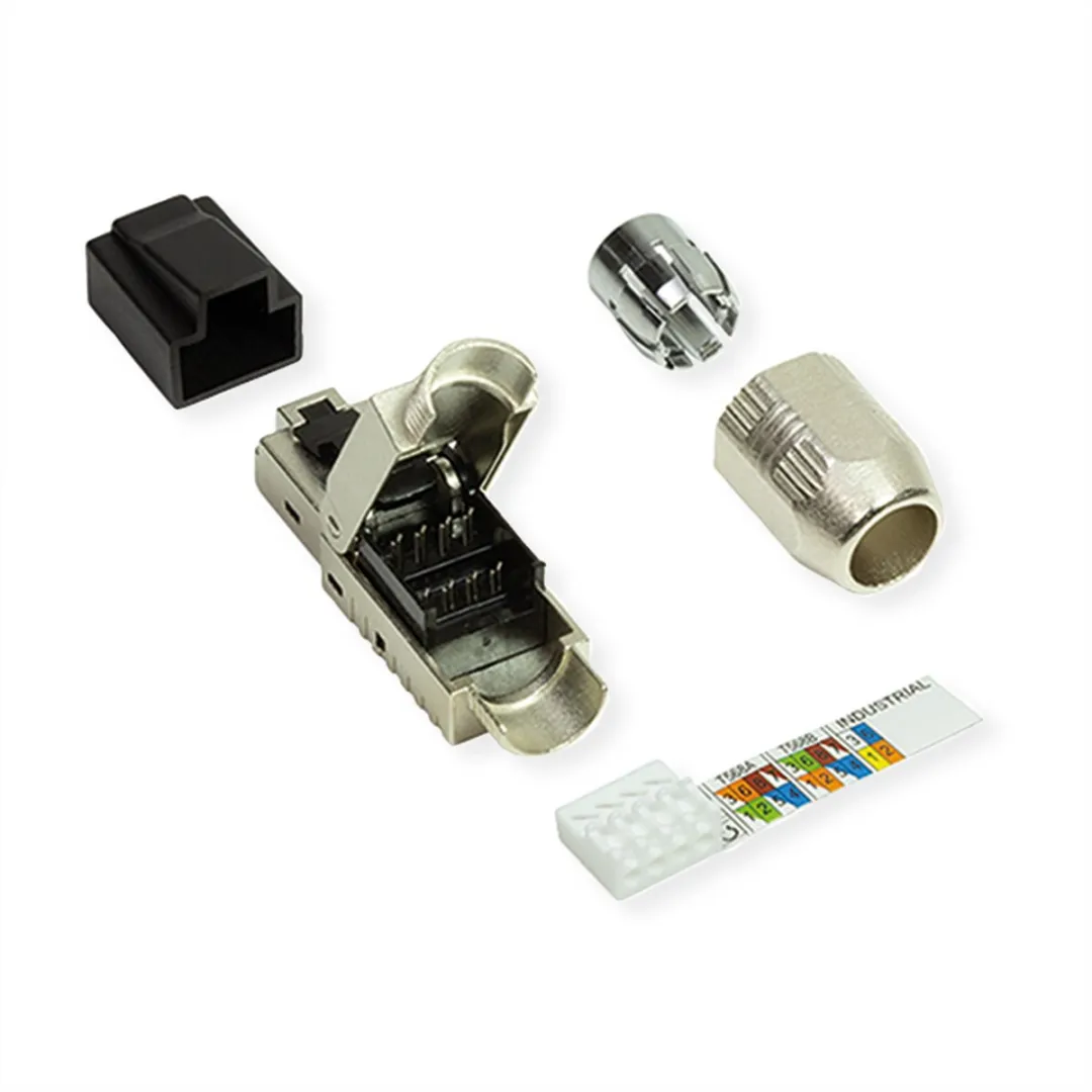 Roline RJ-45 Connector Cat.6A STP Zilver