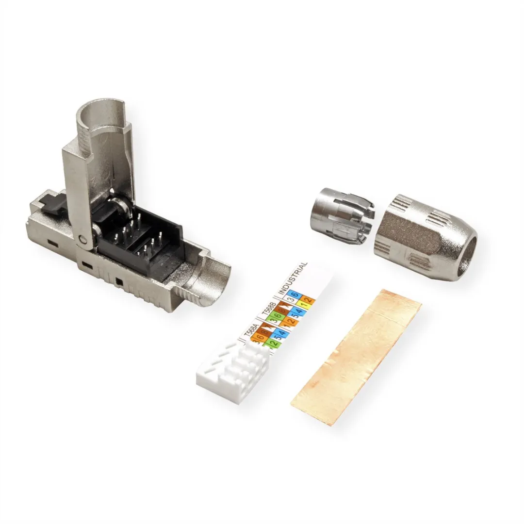 Roline RJ-45 Connector Cat.6A STP Zilver