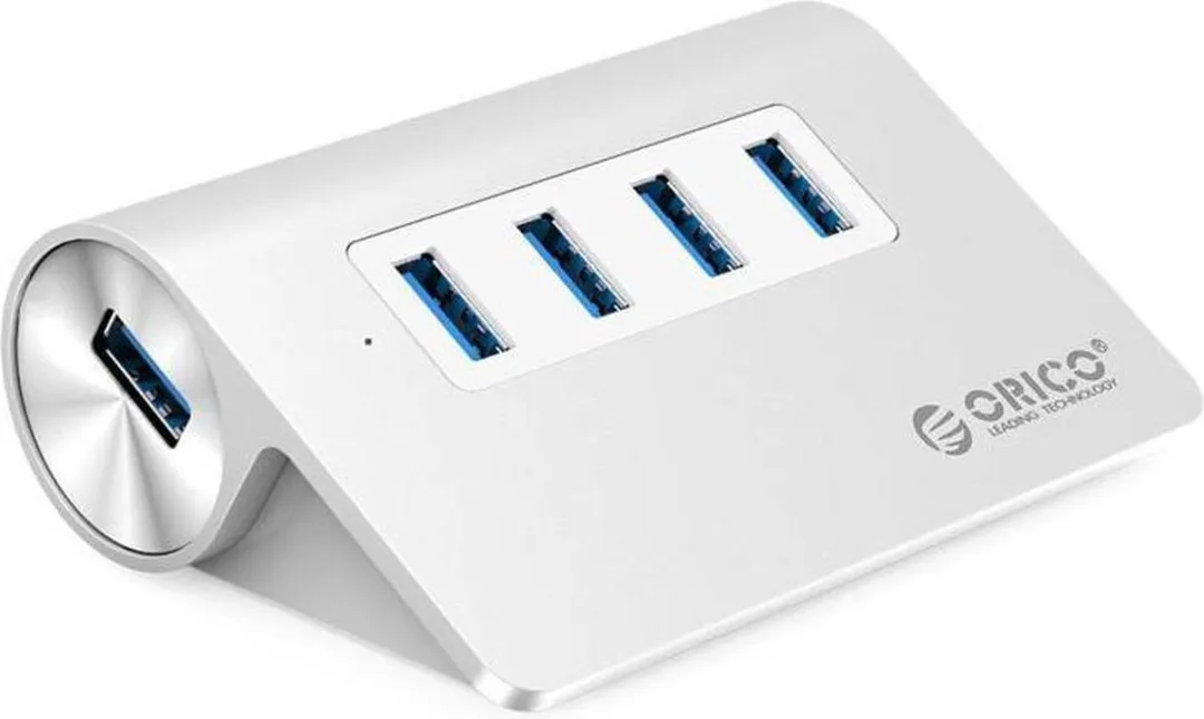 ORICO ORI-M3H4-SV USB 3.0 Hub 4 Poorten - 5Gbps - Zilver
