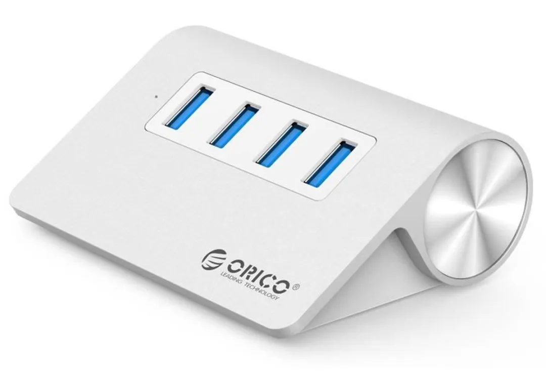 ORICO ORI-M3H4-SV USB 3.0 Hub 4 Poorten