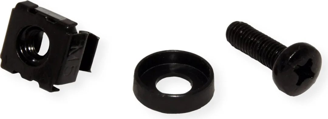 Roline Montagemateriaal 19" M5 - 100 Stuks - Zwart - afbeelding 3 van 5