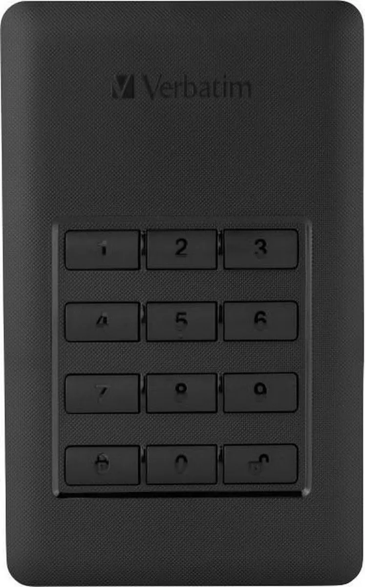 Verbatim Store'n'Go Secure 1TB Externe Harde Schijf - Zwart