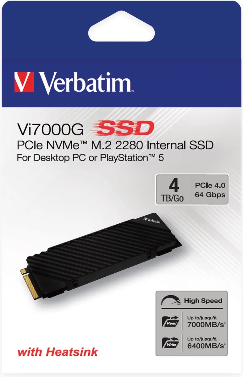 Verbatim Vi7000G 49369 M.2 SSD - 4TB