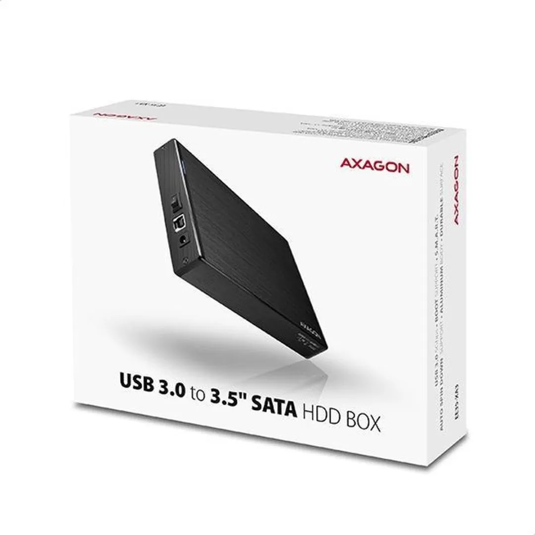 Axagon EE35-XA3 USB3.0 Externe SATA Behuizing - Zwart
