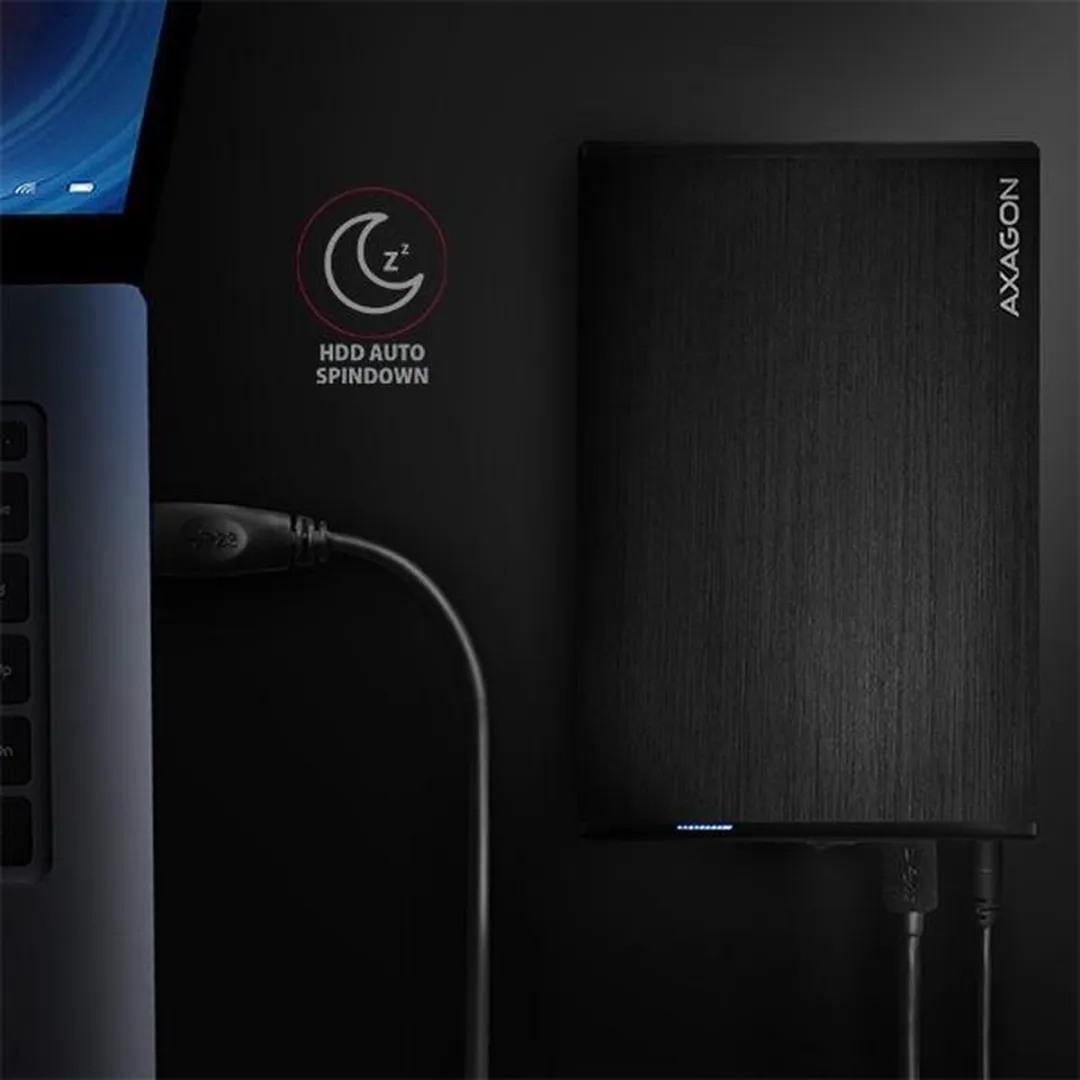Axagon EE35-XA3 USB3.0 Externe SATA Behuizing - Zwart