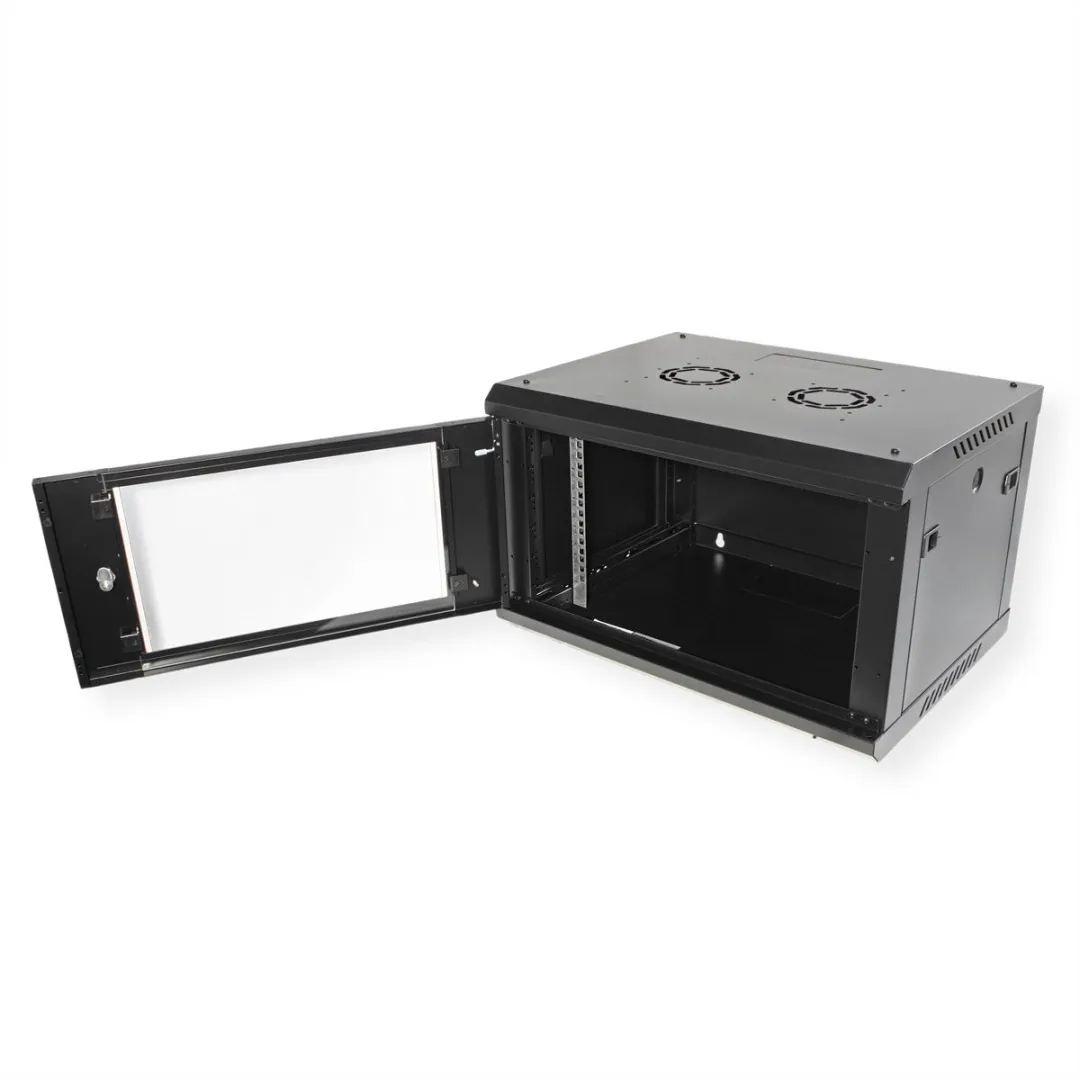 Roline 19-inch Wandbehuizing Basic Plus 6U 600x450mm - Zwart