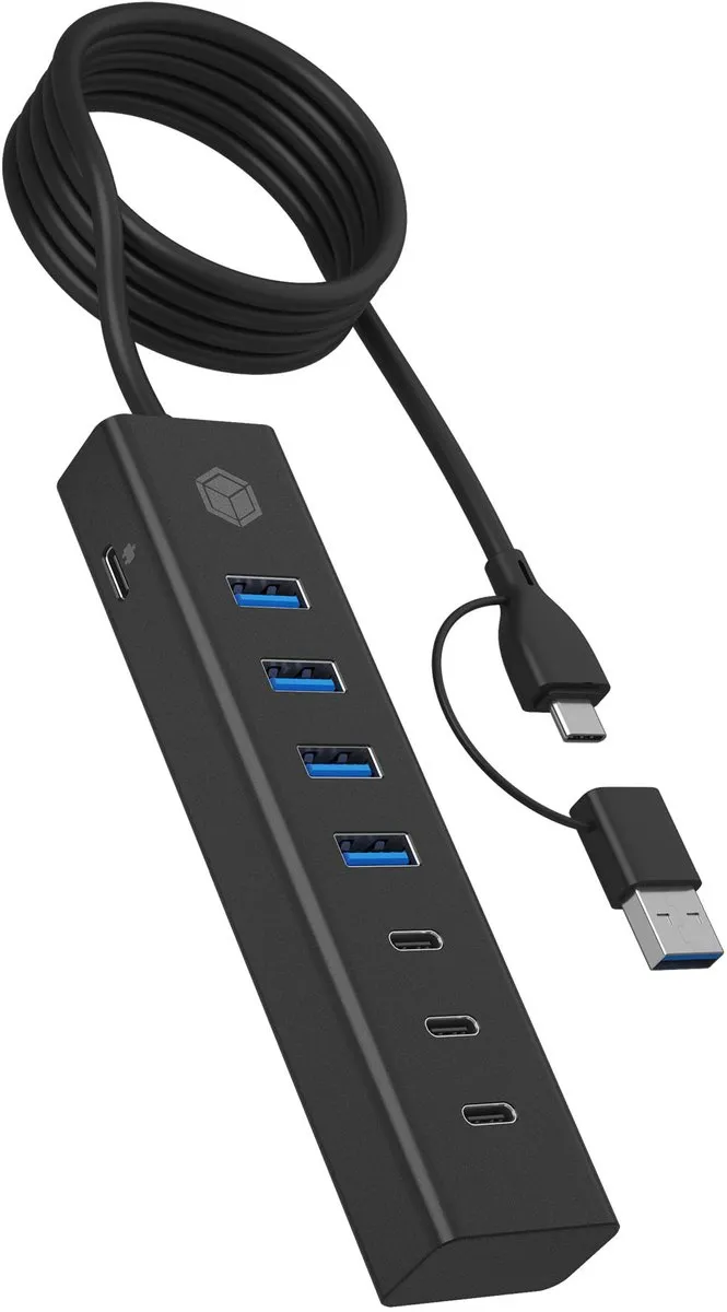 Icy Box IB-HUB1737-C3 USB 3.0 Hub