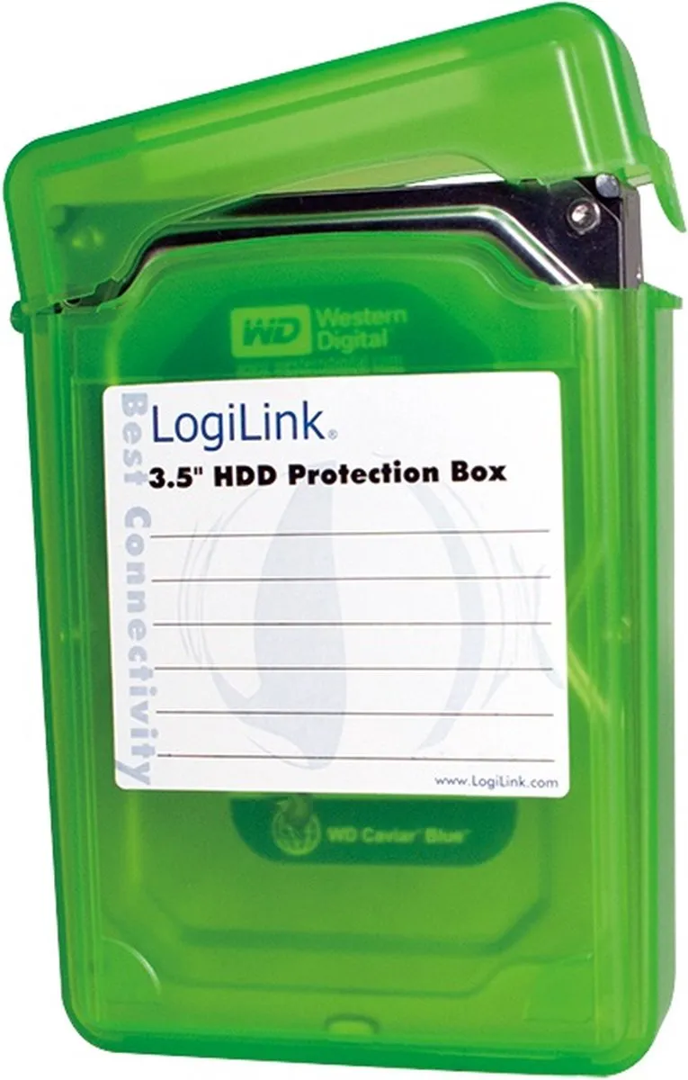 Logilink UA0133G Beschermbox 3,5" HDD - Groene