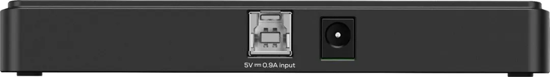 Deltaco UH-739 USB 2.0 Interface Hub 7 Poorten - Zwart - afbeelding 4 van 6