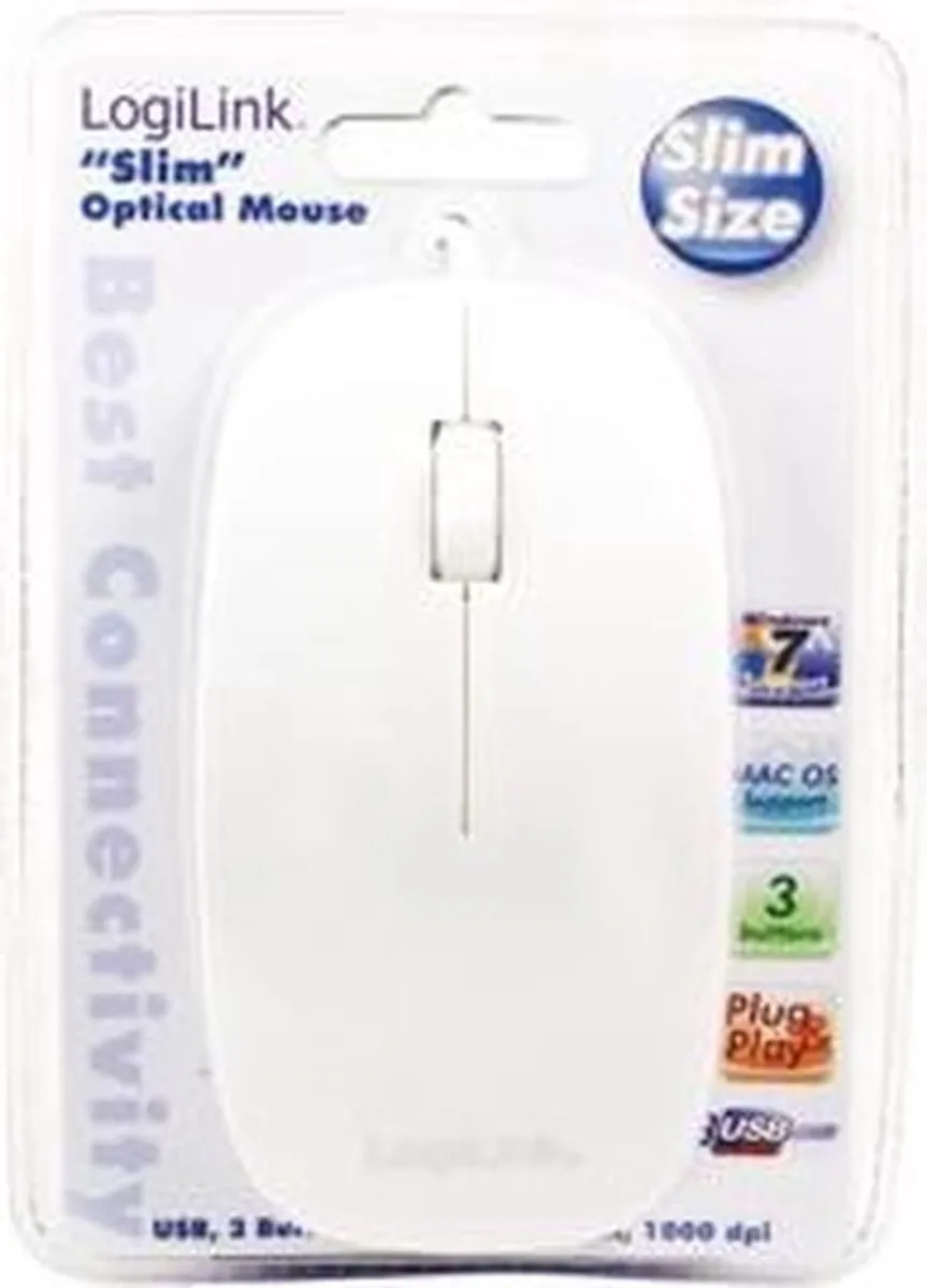 Logilink ID0062 Optical Muis - Wit
