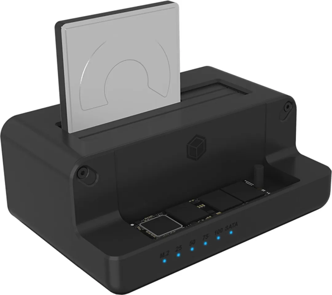 Icy Box IB-2914MSCL-C31 Dockingstation - Zwart