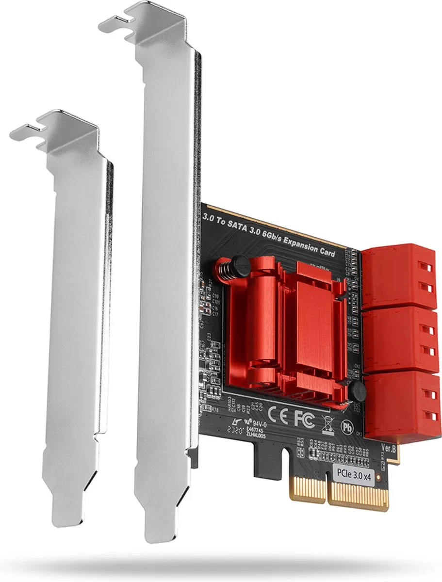 Axagon PCES-SA6 Interfacekaart Intern SATA