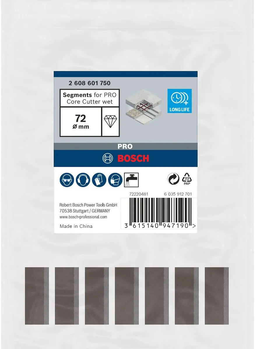 Bosch PRO Draadboren Nat 72x10mm UNC 1 1/4-inch - 2608601750 - afbeelding 2 van 2