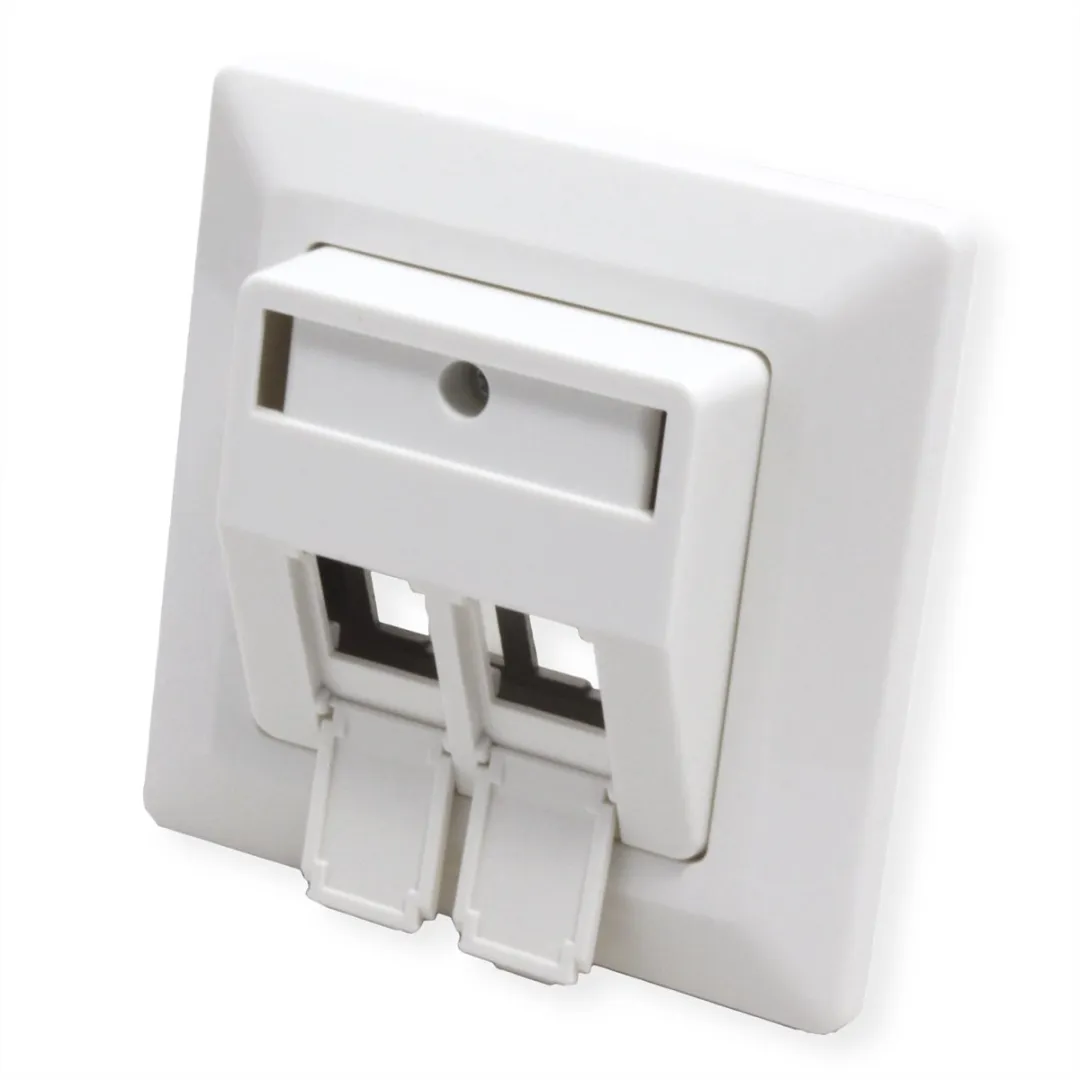 Roline 2-voudig Inbouwdoos Modulehouder - Wit