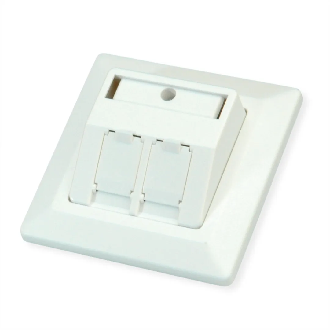 Roline 2-voudig Inbouwdoos Modulehouder - Wit