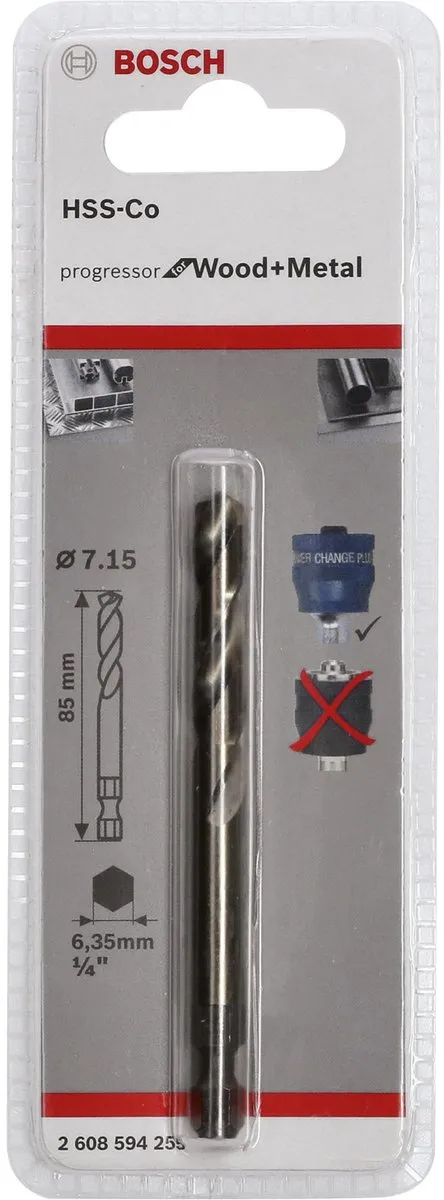 Bosch Centreerboor Metaal 1 Stuk