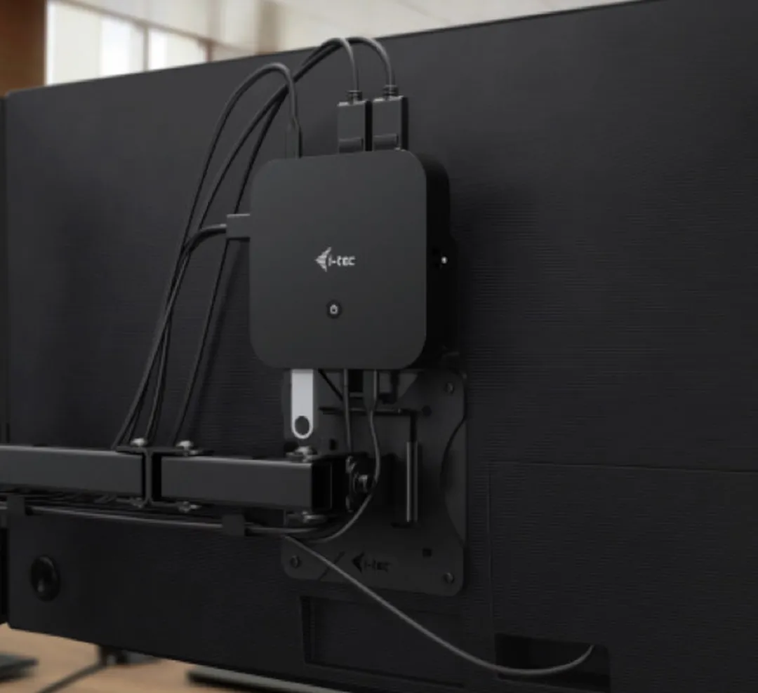I-tec C31DUALDPDOCKPD65W USB-C Dual Display Docking Station 65W - Zwart
