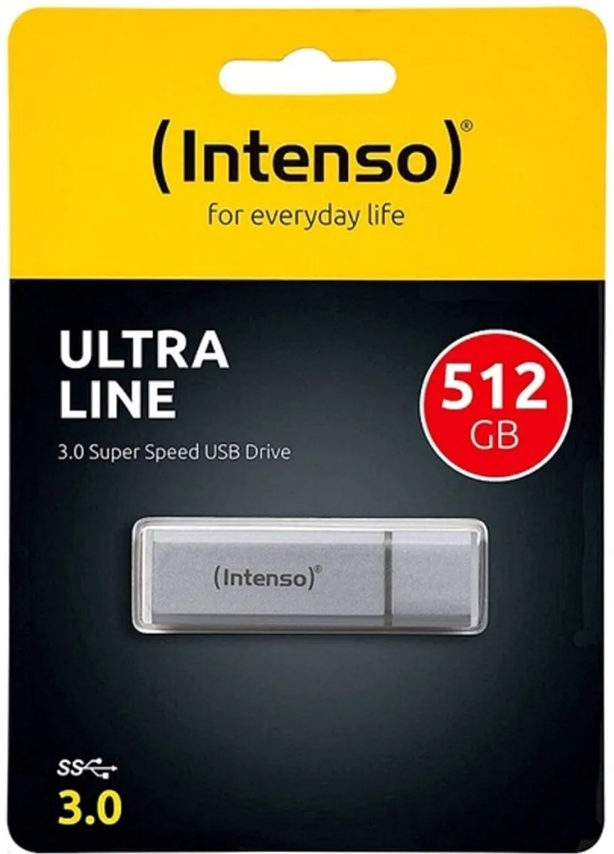 Intenso Ultra Line USB-stick 512GB - USB 3.2 Gen 1 - Zilver